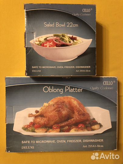 Набор посуды из жаропрочного фарфора