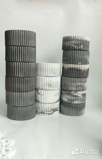 Подсвечник из гипса / шкатулка