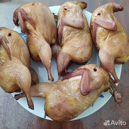 Копчёные перепела