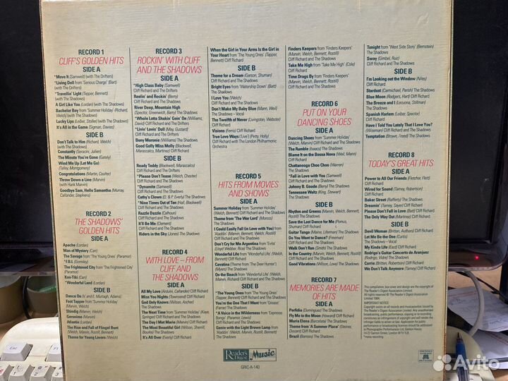 Виниловые диски - cliff richard