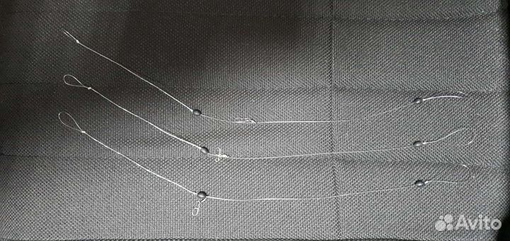 Фидерная оснастка флюрокарбоновая In-Line 3шт