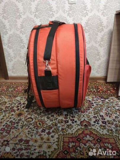 Чехол на 2 бубна 63*15. С боку и снизу карабины