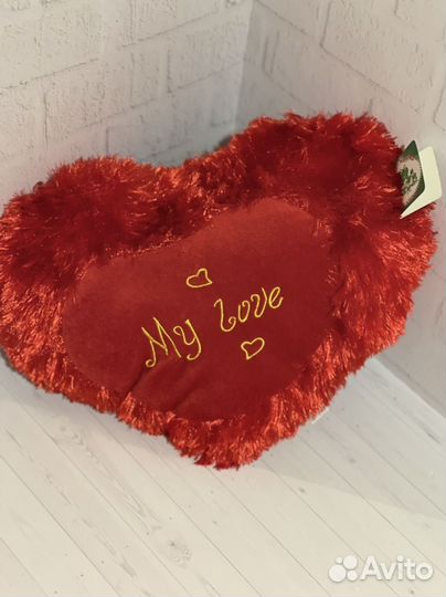 Подушка сердце мягкое
