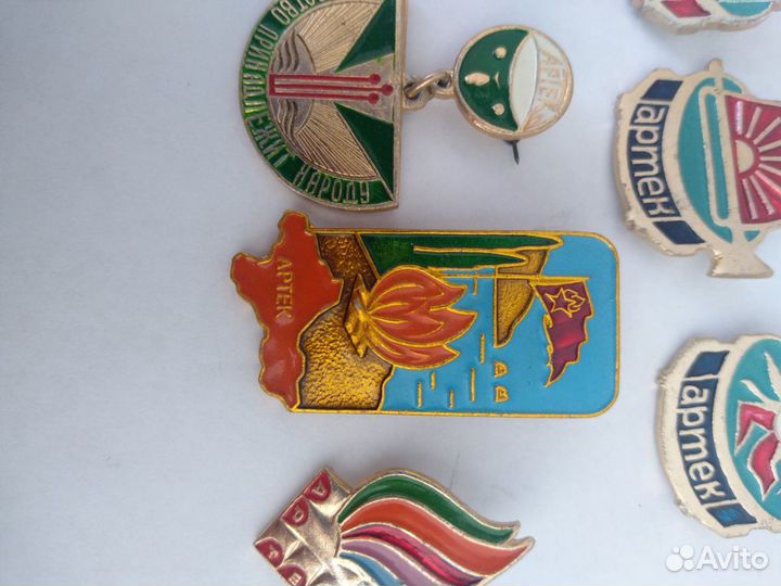 Значки Артек