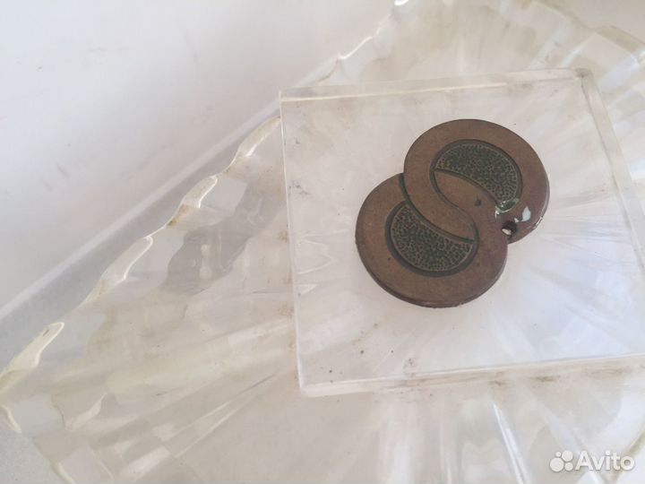 Стеклянная шкатулка СССР