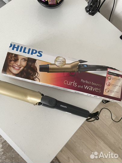 Щипцы для завивки волос philips