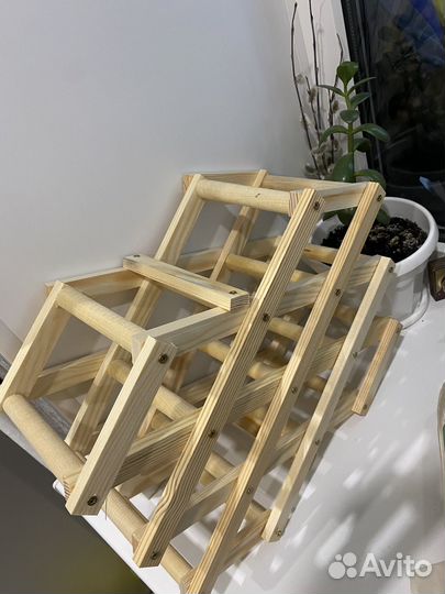 Стеллаж для хранения винных бутылок новый