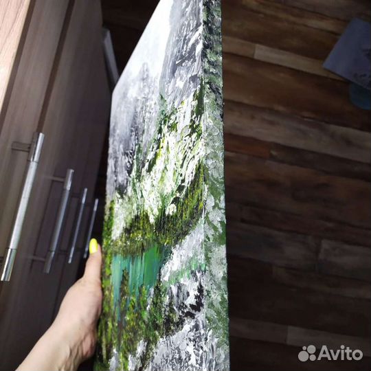 Картина акрилом на холсте