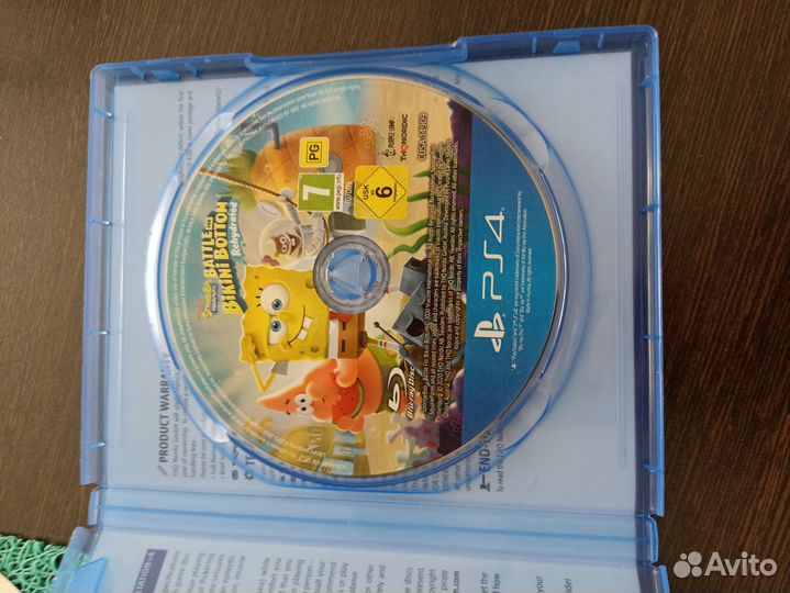 Губка боб ps4 Sponge Bob Battle for Bikini Bottom