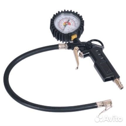 Пистолет для подкачки шин с манометром до 12атм