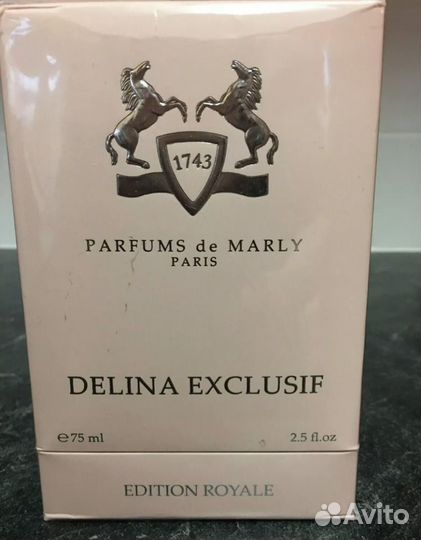 Духи Оригинал Parfums De Marly Delina Exclusif 75m