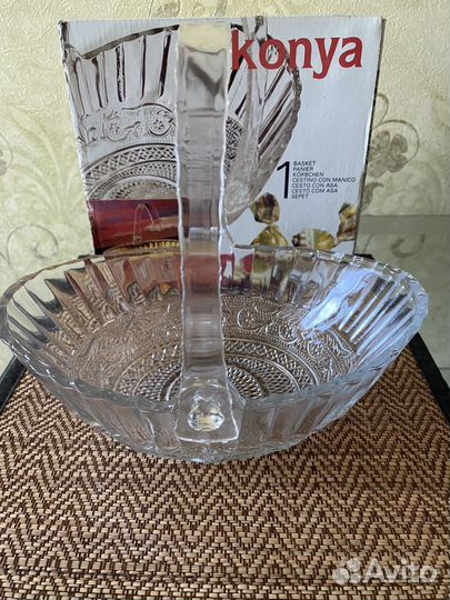 Конфетница Конья, стекло