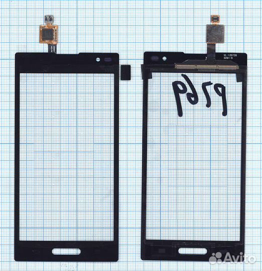 Тачскрин LG Optimus L9 (P769) черное