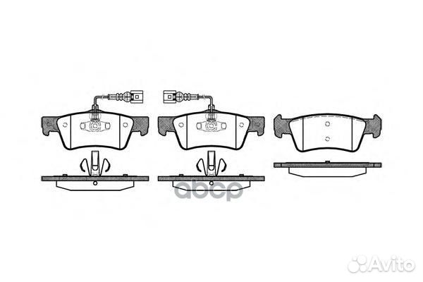 1187 02 FDB1460 7L6698451 колодки дисковые