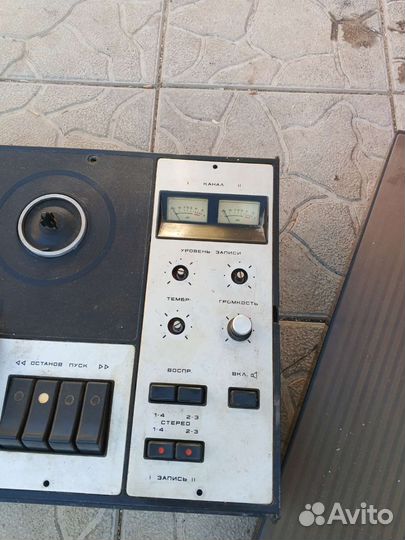 Катушечный магнитофон elfa донор