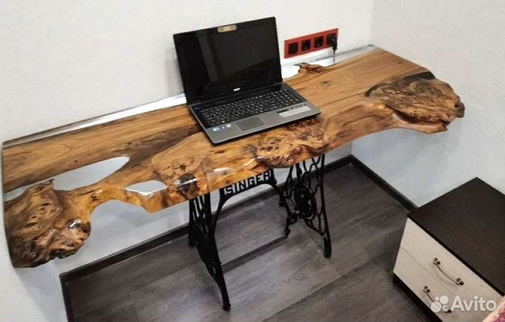 Компьютерные столы и журнальные столики из Слэбов