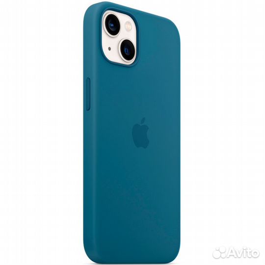 Силиконовый чехол MagSafe для iPhone 13, Blue Jay