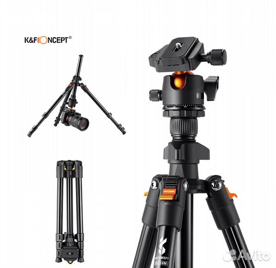Штатив K&F Сoncept для фотоаппарата и видео новый