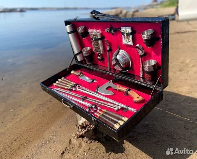 Шашлычный набор в кейсах/ чехлах