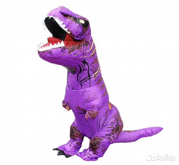 Прокат/продажа, надувной костюм динозавра