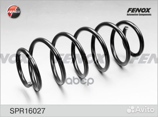 Пружина подвески перед прав/лев SPR16027 SP