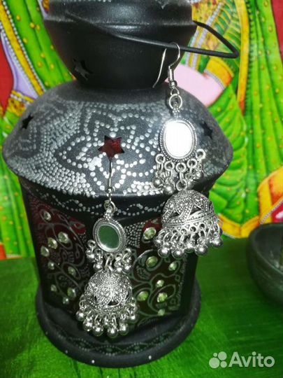 Индийские серьги