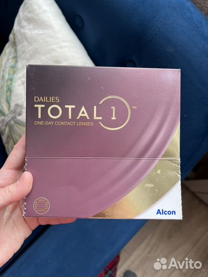 Линзы Alcon dailies total 90 шт. -1.00