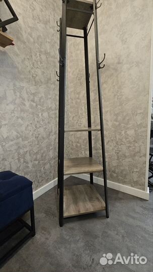 Вешалка для одежды напольная металлическая
