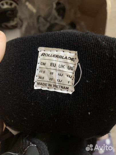 Детские раздвижные роликовые коньки rollerblade