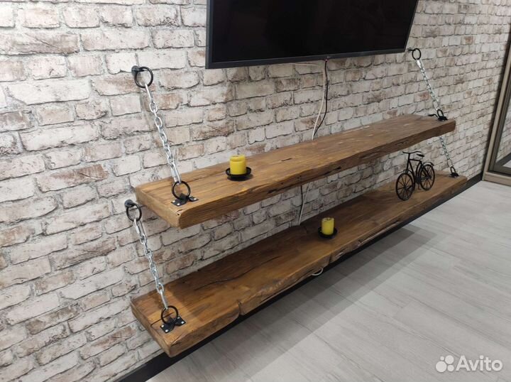 Полка под телевизор подвесная