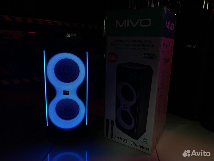 Колонка mivo беспроводная 1200 вт