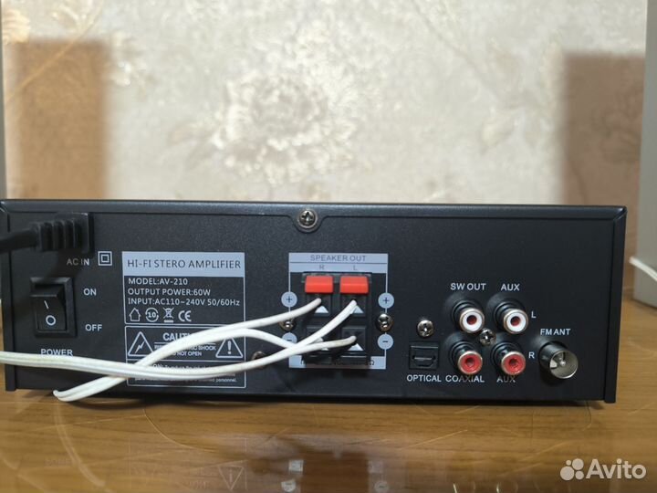 Аудио Усилитель ресивер 60 ватт новый