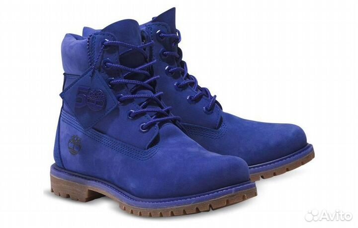 Timberland 6 Inch Premium Boot Toddler '50th Anniversary - Bright Blue' (38,5)