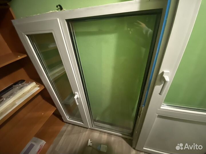 Балконная дверь и окно бу
