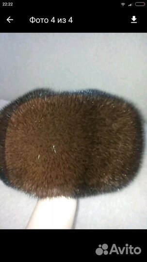 Шапка норковая