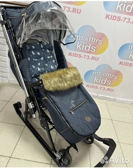 Детские санки коляска ника Joy