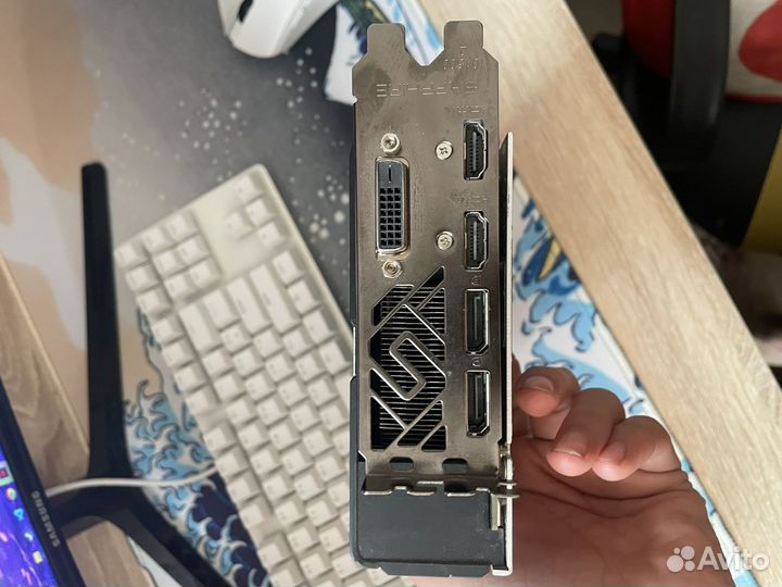 Видеокарта rx 580 sapphire nitro + 4gb