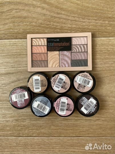 Косметика, тени, карандаши для глаз и бровей