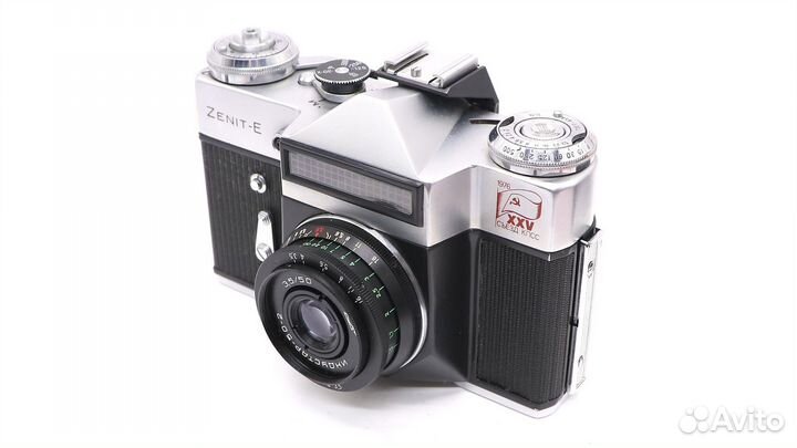 Зенит Е 25 съезд кпсс + Индустар-50-2 (СССР, 1976)