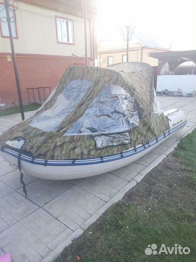 Лодка пвх нднд Солар 380 мотор Yamaha F20 BMH 4т