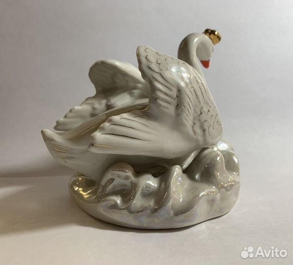 Статуэтка Лебедь, Дулево 1957г. Люкс