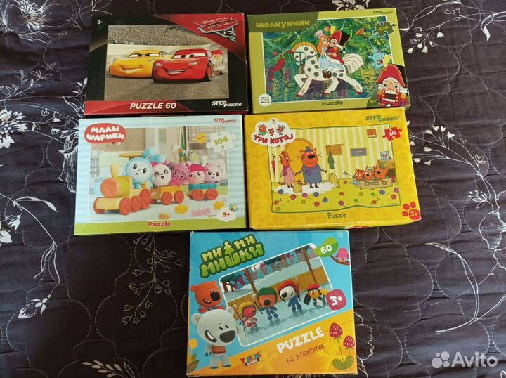 Пазлы 60 и 104 деталей