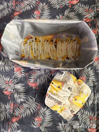 Японские памперсы подгузники 4L (17 р/шт)