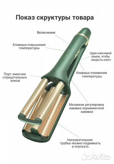 Плойка для завивки волос