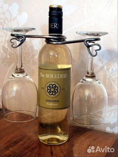 Кованая подставка для бокалов №11