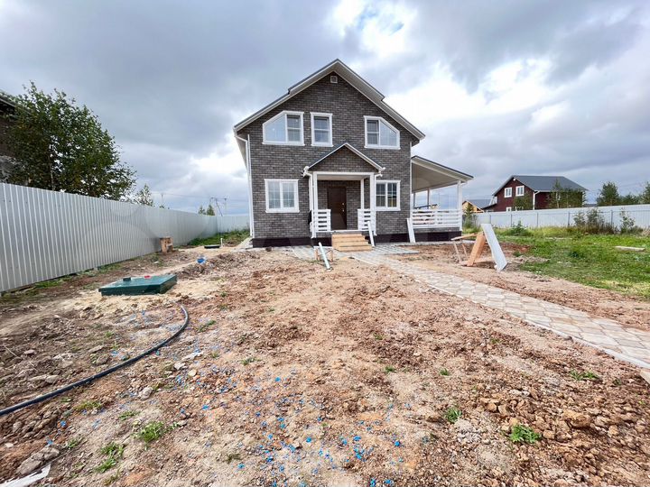 Дом 130 м² на участке 9 сот.