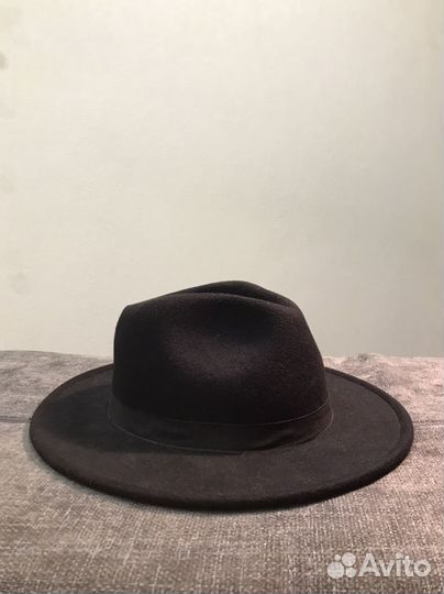Шляпа фетровая черная