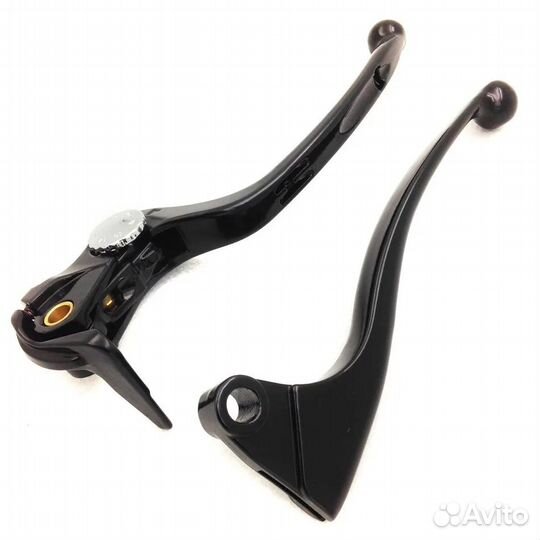 Рычаги тормоза и сцепления ZX-6R 2005-2006 черные