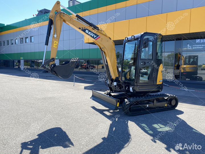Мини-экскаватор Sany SY35U, 2023