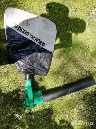Насадка с мешком садового пылесоса black decker